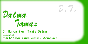 dalma tamas business card
